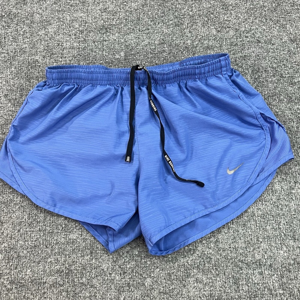 Nike Running Shorts Women Small Blue Dri Fit Tempo Athletic 895116-434